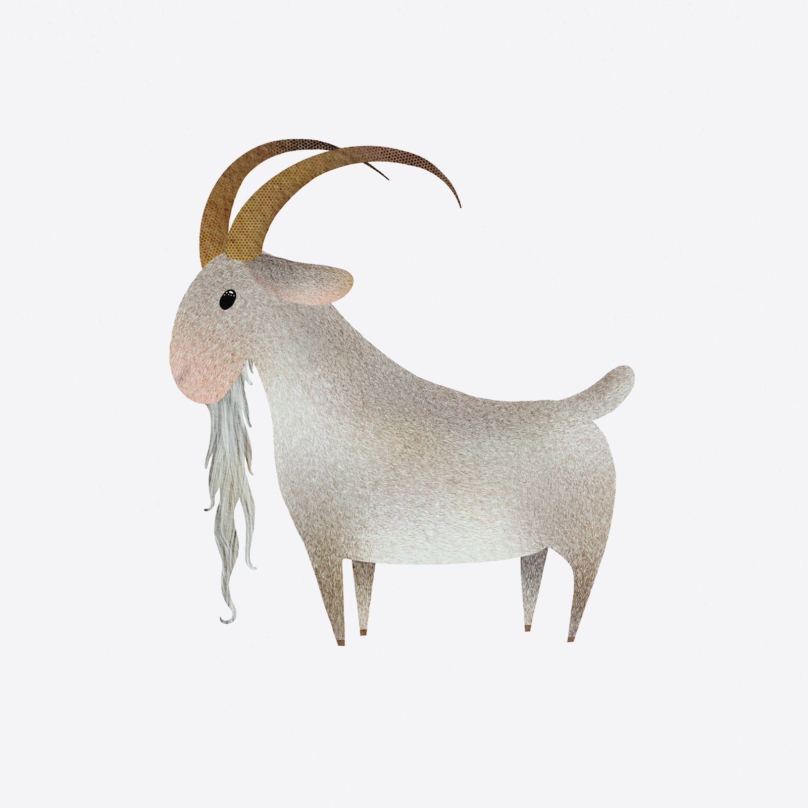 Gilly The Goat Illustration